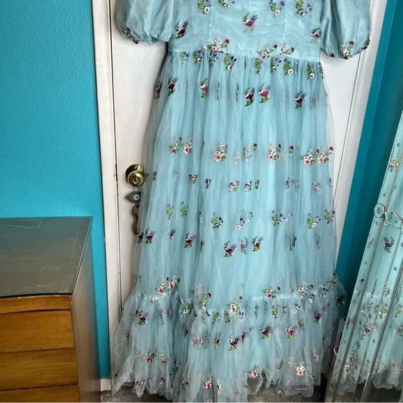 JESSAKAE Garden Fairy Dress pyper America cottagecore romantic embroidered - Picture 4 of 10